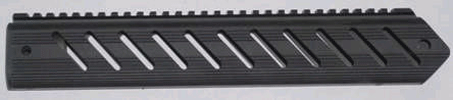 Rifle length single rail square free float tube