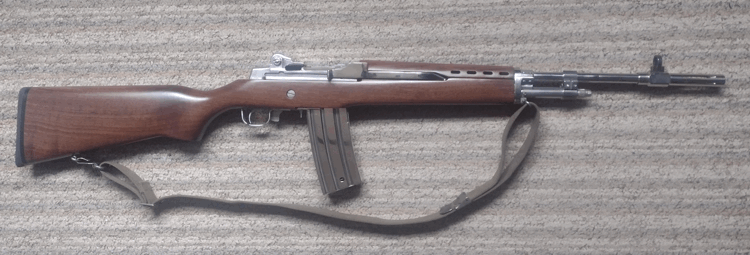 Walnut Mini 14 stock & Vented hand Guard